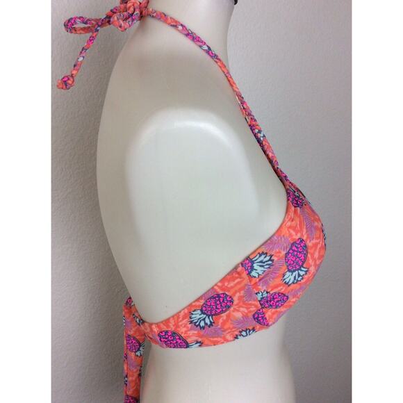 American Eagle Outfitters Swim Bikini Top Floral Padded Swimwear - Picture 4 of 6